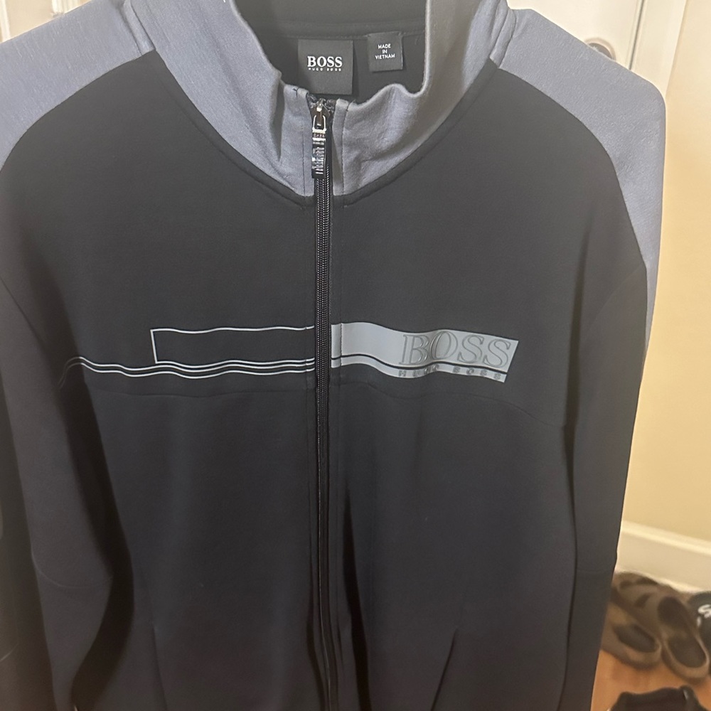 Boss sportswear bomber style zip jacket